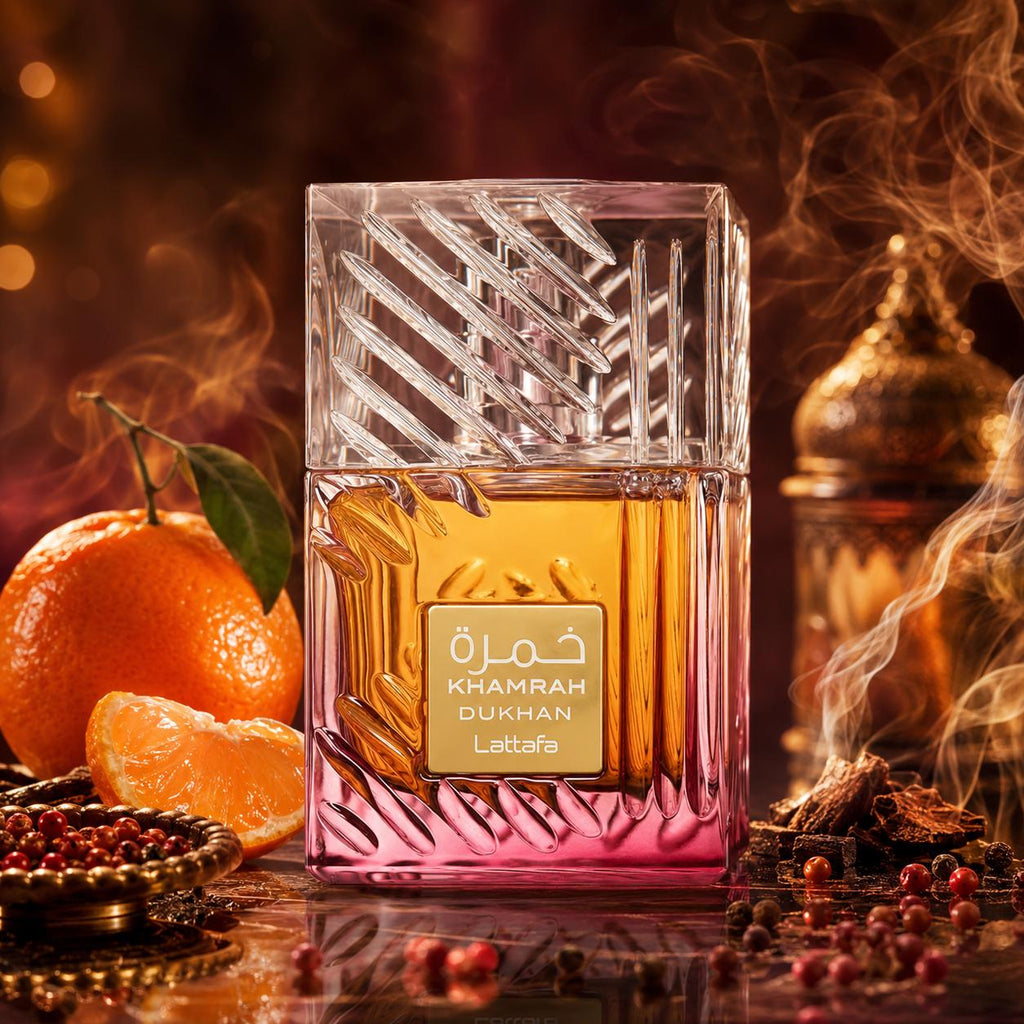 Lattafa Khamrah Dukhan Eau de Parfum | Tobacco & Amber Unisex Fragrance