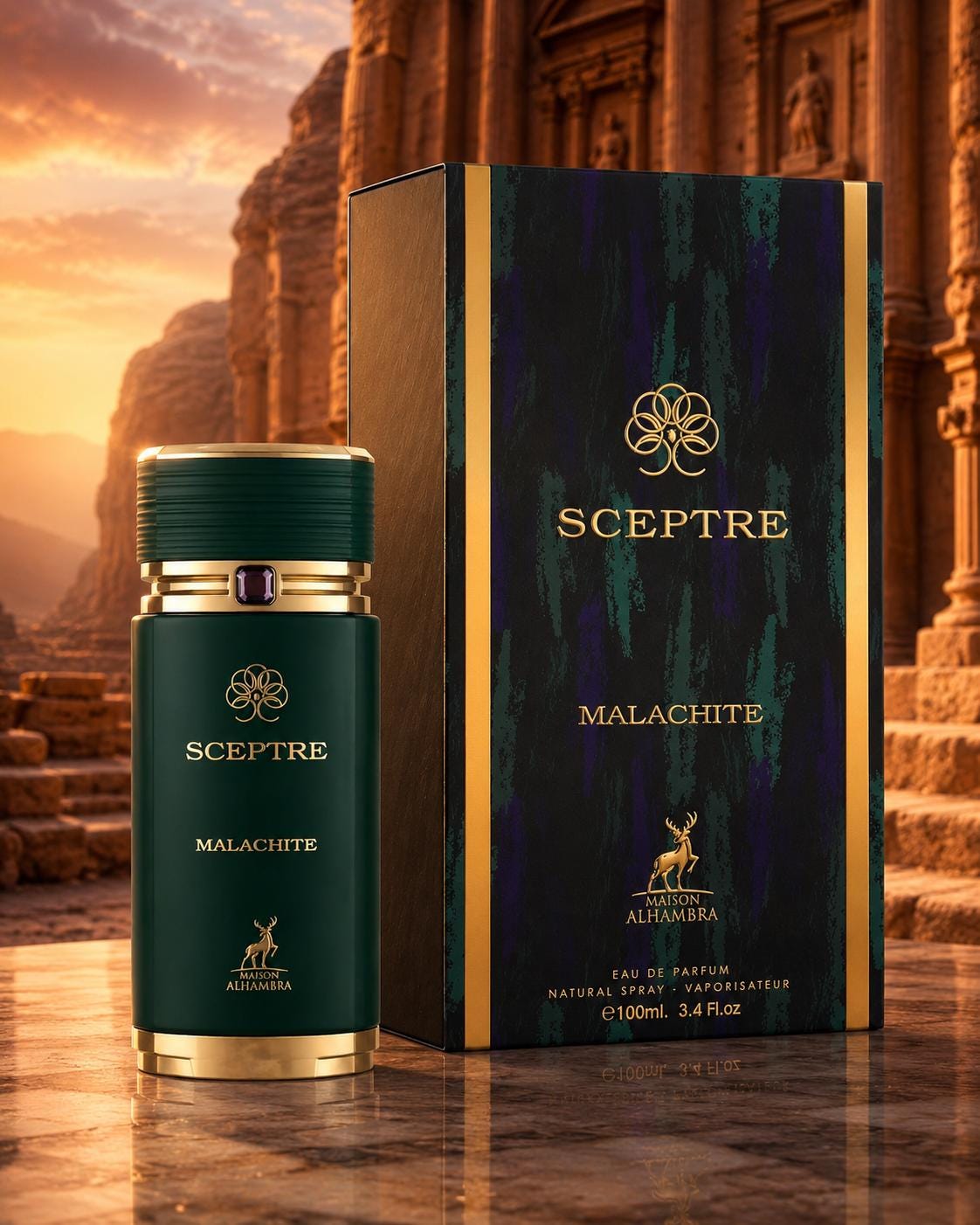 Maison Alhambra Sceptre Malachite EDP 100ml | Citrus & Amber