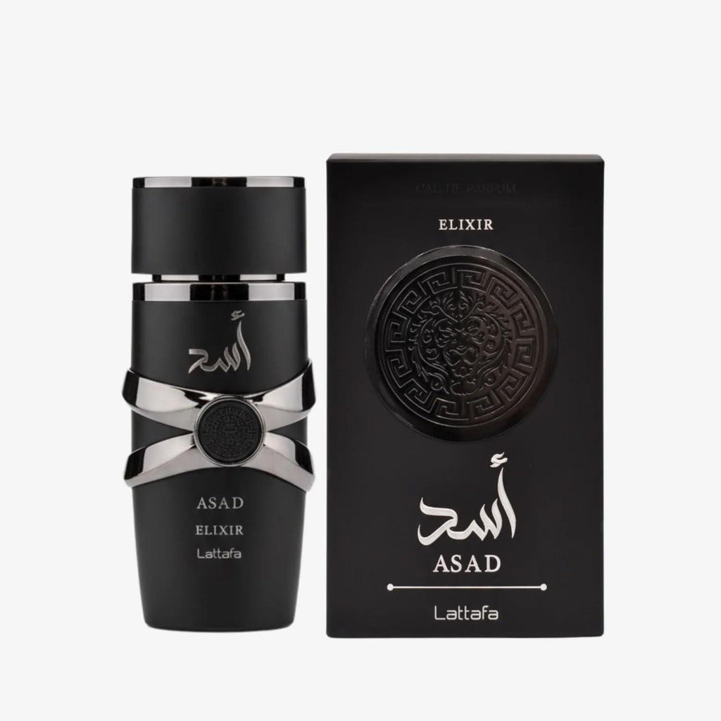 Lattafa Asad Elixir Men’s Eau de Parfum | Tobacco, Vanilla & Saffron