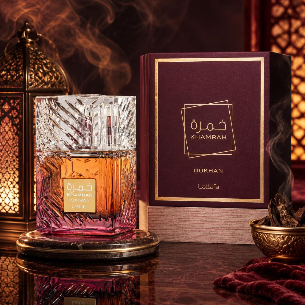 Lattafa Khamrah Dukhan Eau de Parfum | Tobacco & Amber Unisex Fragrance