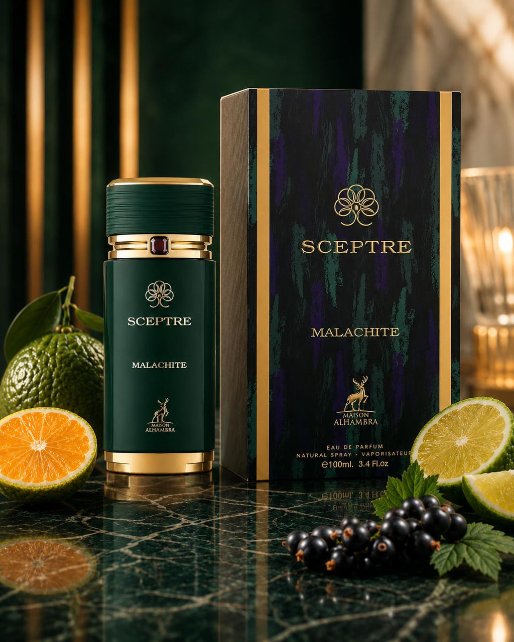 Maison Alhambra Sceptre Malachite EDP 100ml | Citrus & Amber