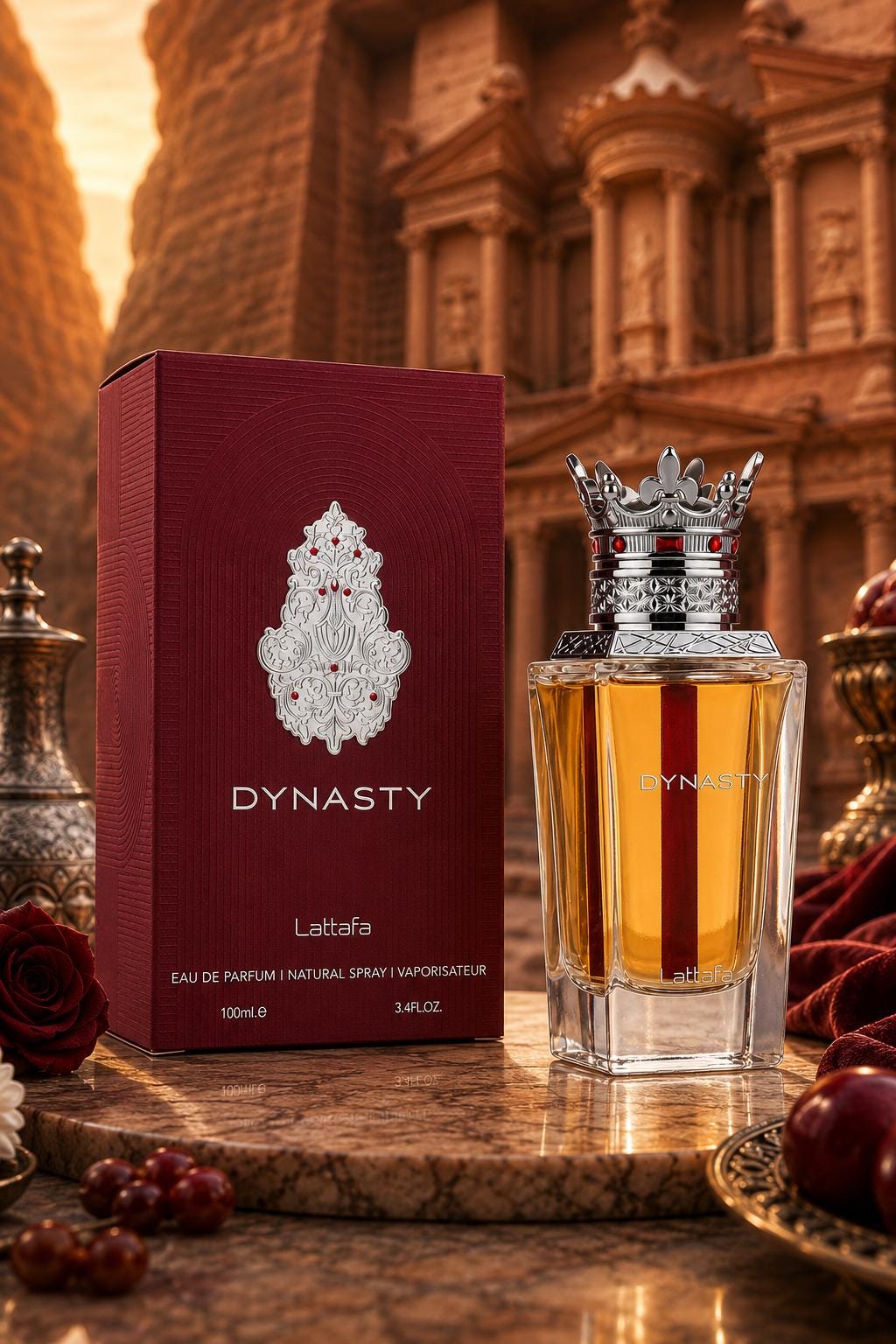 Lattafa Dynasty EDP 100ml | Rooibos Tea, Suede & Amberwood