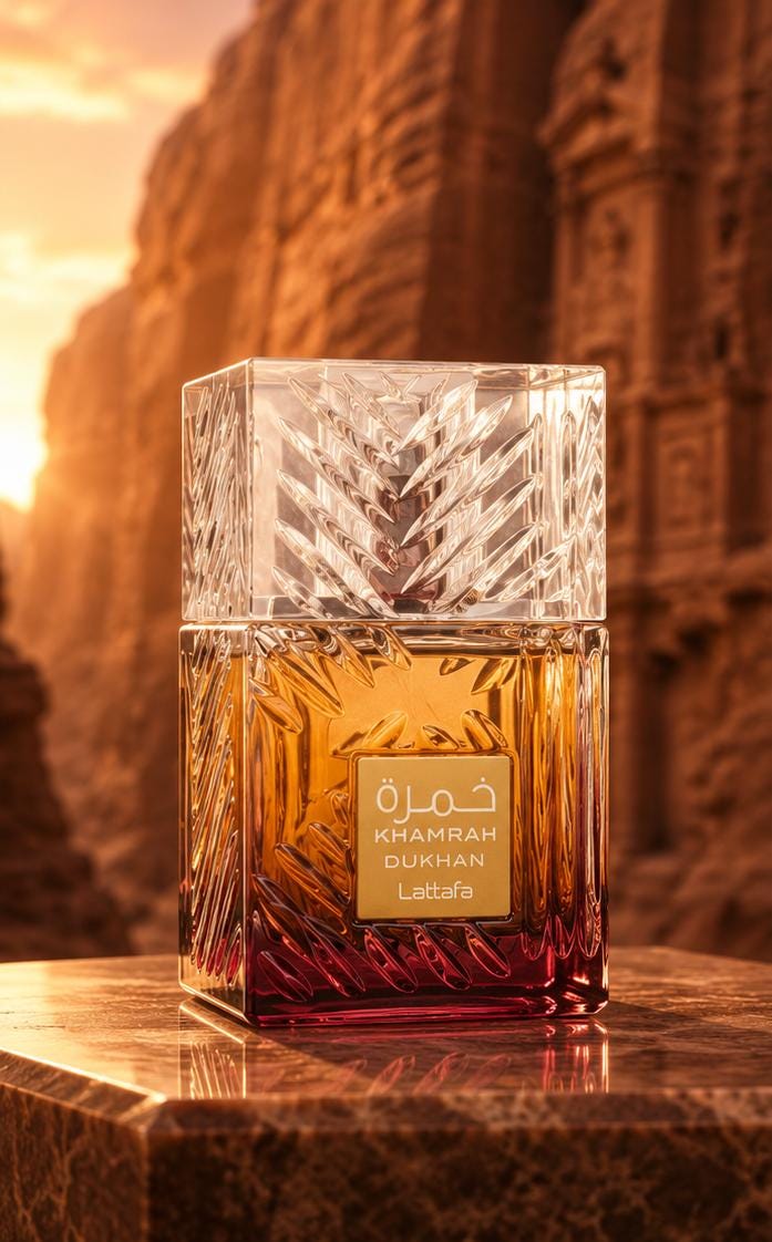 Lattafa Khamrah Dukhan Eau de Parfum | Tobacco & Amber Unisex Fragrance