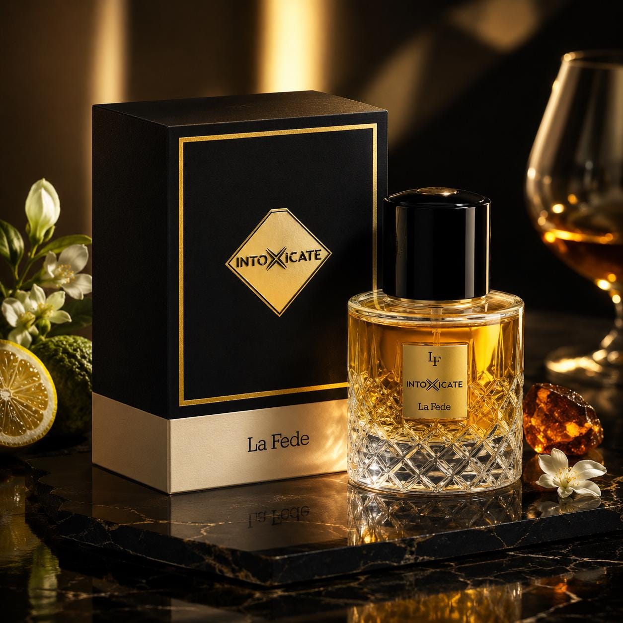La Fede Intoxicate Eau de Parfum for Men | Cognac & Vanilla