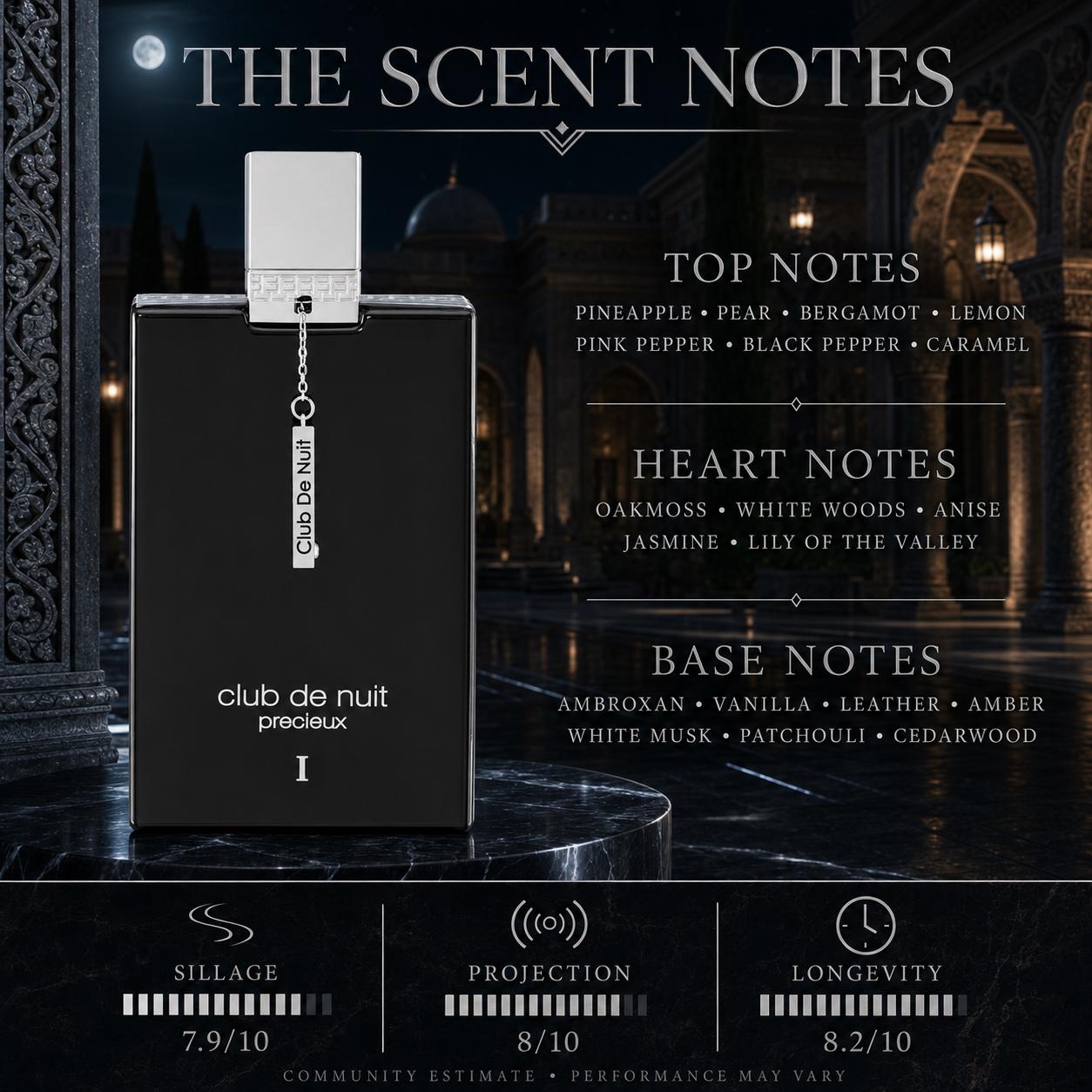 Armaf Club de Nuit Precieux Extrait 55ml | Chypre Amber & Leather
