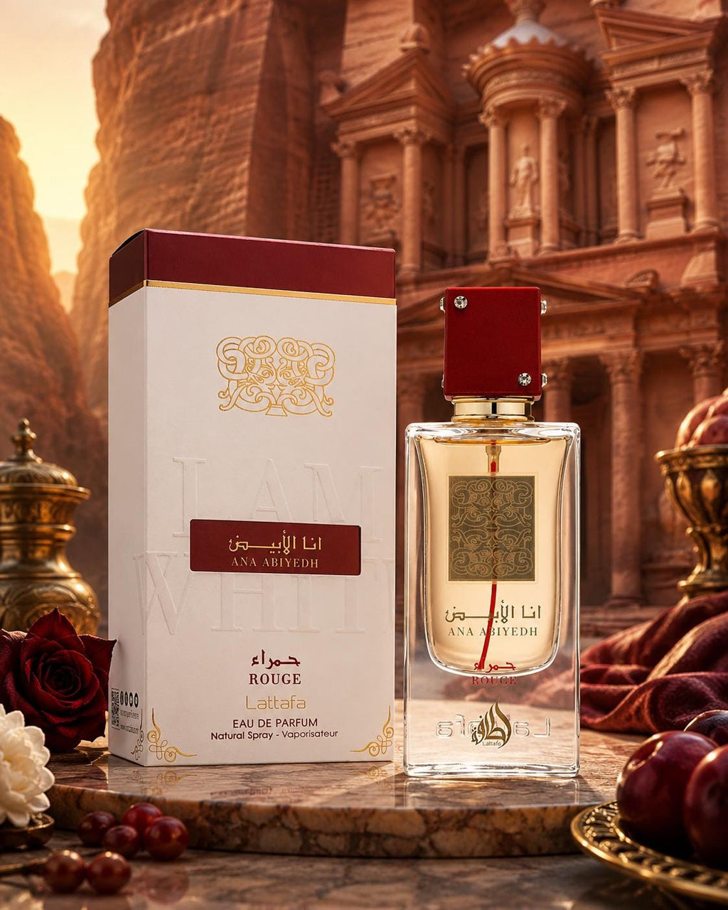 Lattafa Ana Abiyedh Rouge EDP 60ml | Amber & Musk