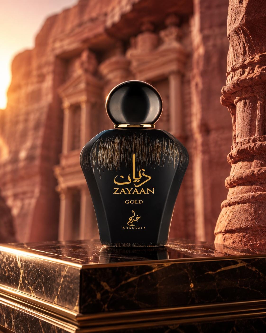 Khadlaj Zayaan Gold Eau de Parfum for Men | Plum & Cinnamon