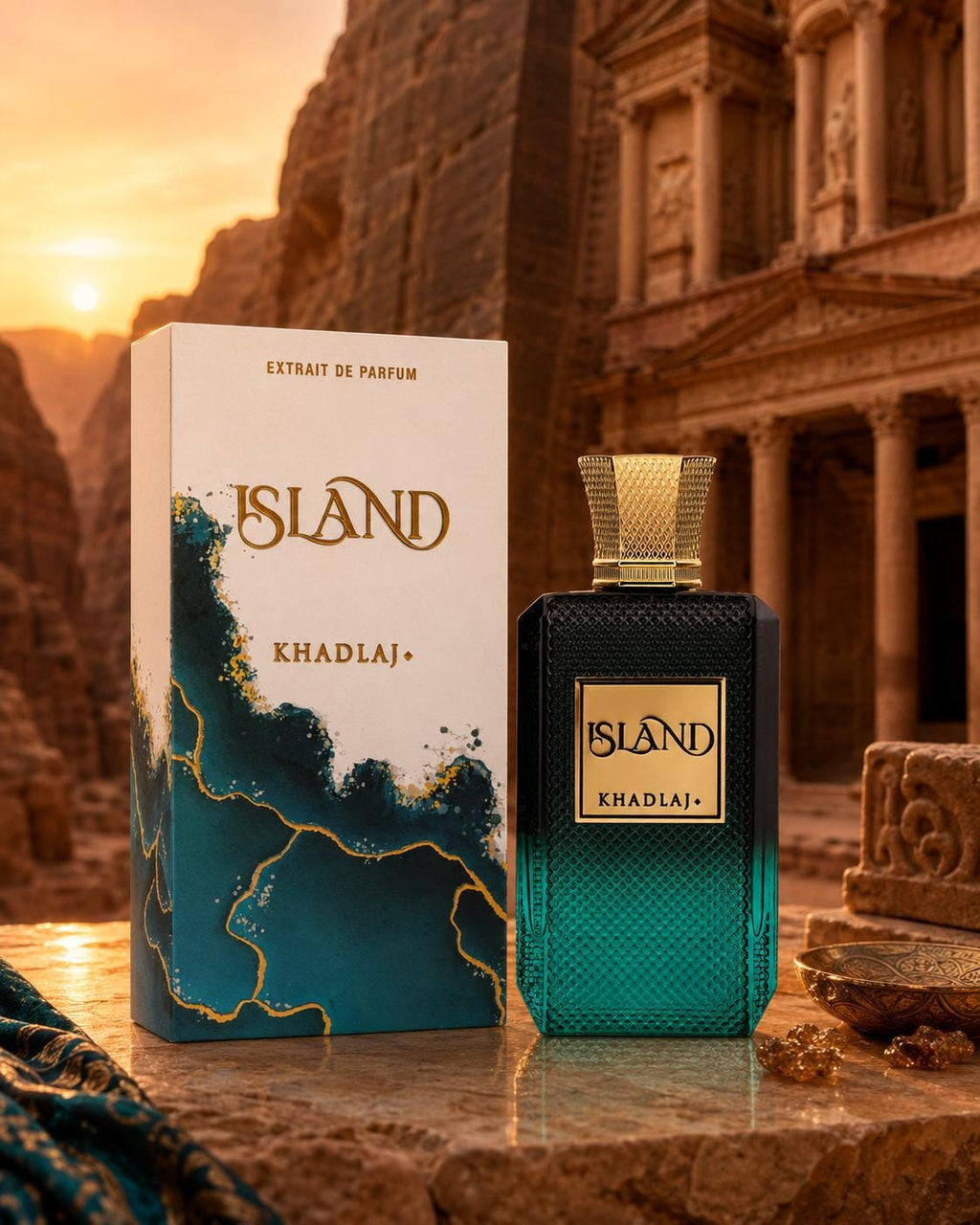Khadlaj Island Extrait de Parfum 100ml | Tropical Unisex Arabian Fragrance