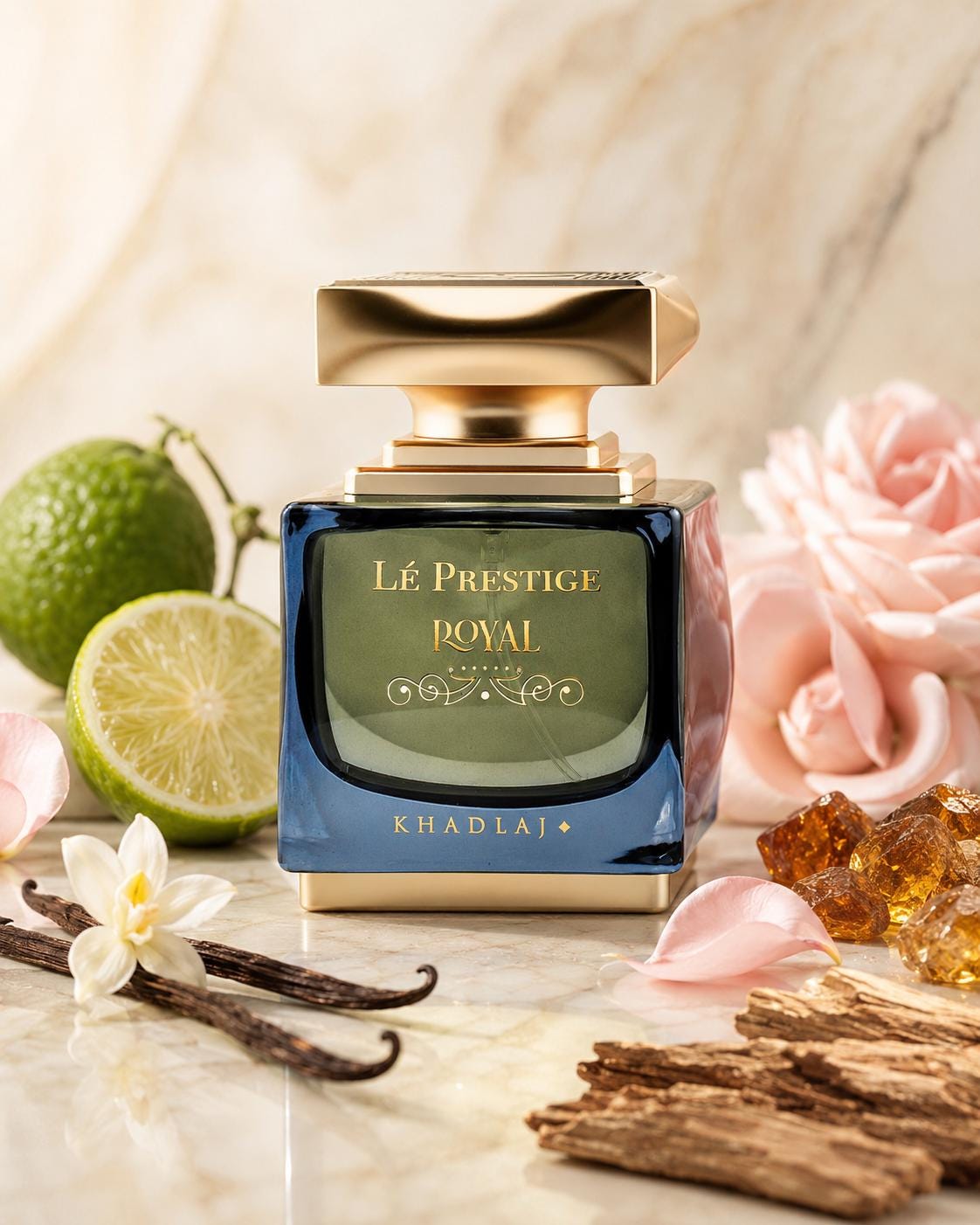 Khadlaj Le Prestige Royal Eau de Parfum | Rose & Leather