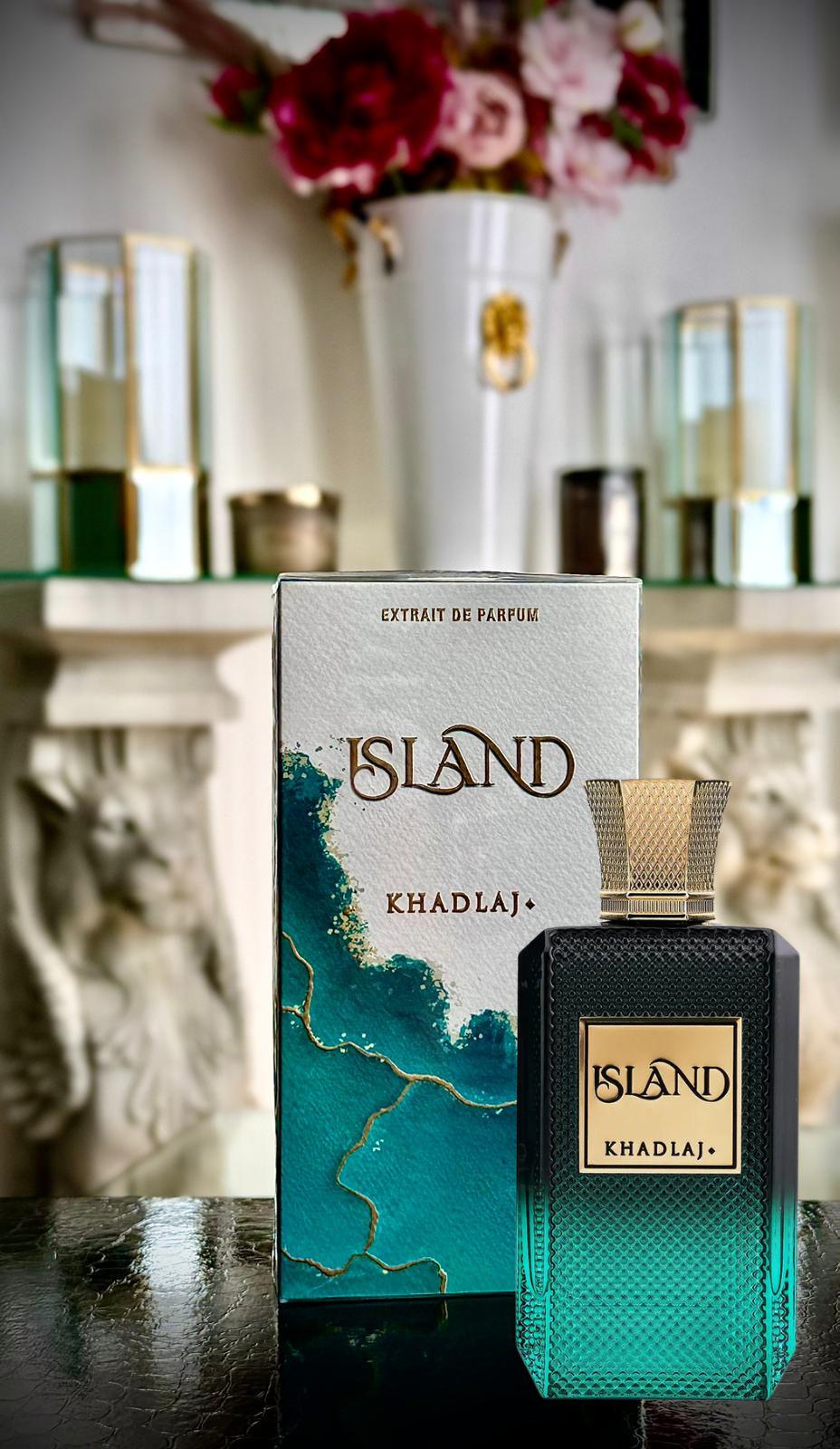 Khadlaj Island Extrait de Parfum 100ml | Tropical Unisex Arabian Fragrance
