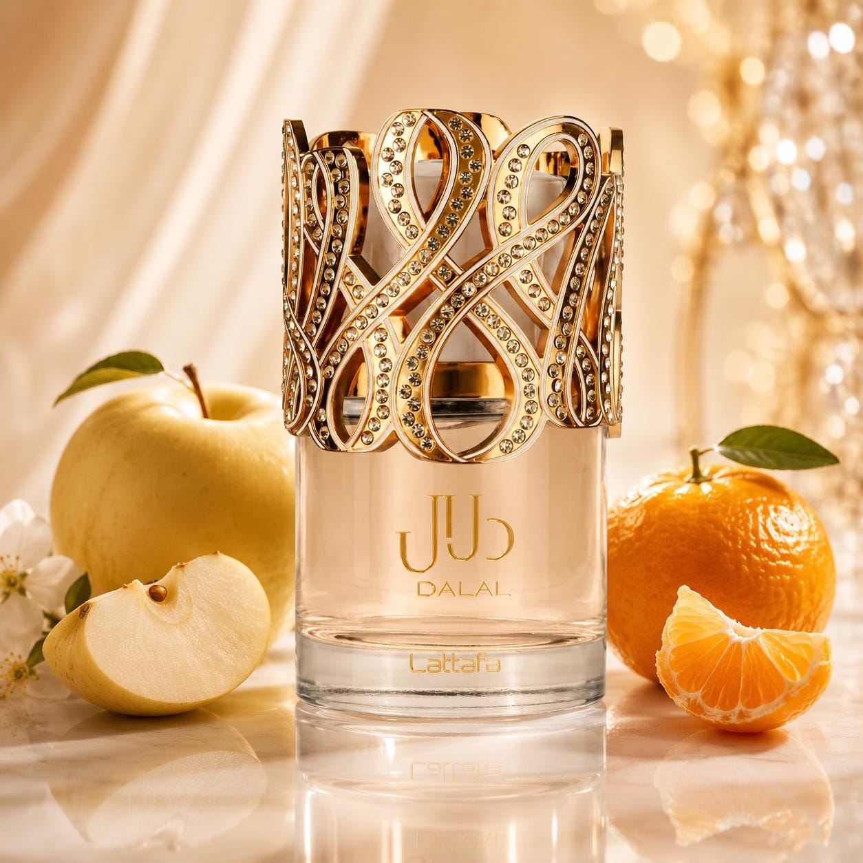 Lattafa Dalal Eau de Parfum 100ml | Apple & Vanilla Floral Perfume