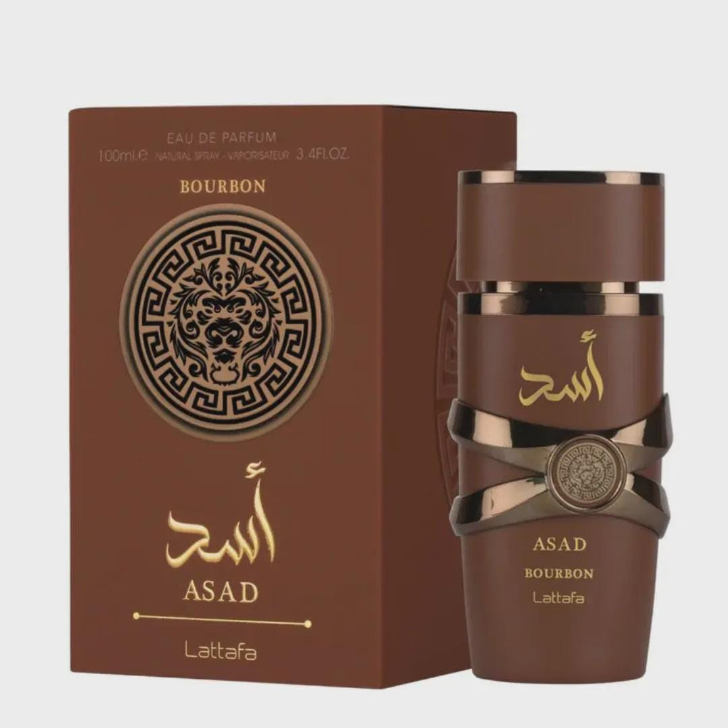 Lattafa Asad Bourbon EDP 100ml | Cocoa, Vanilla & Amber