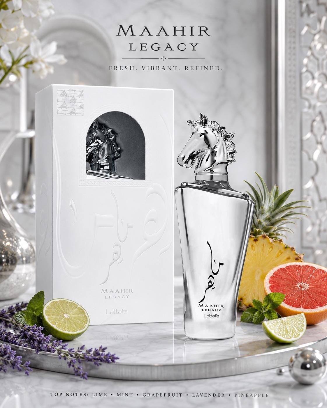 Lattafa Maahir Legacy EDP for Men | Lime & Mint