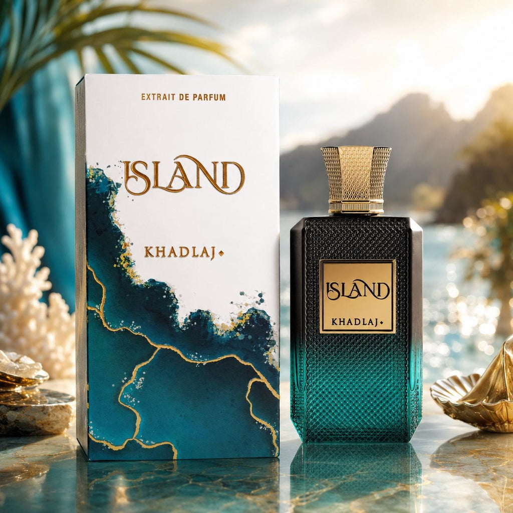 Khadlaj Island Extrait de Parfum 100ml | Tropical Unisex Arabian Fragrance
