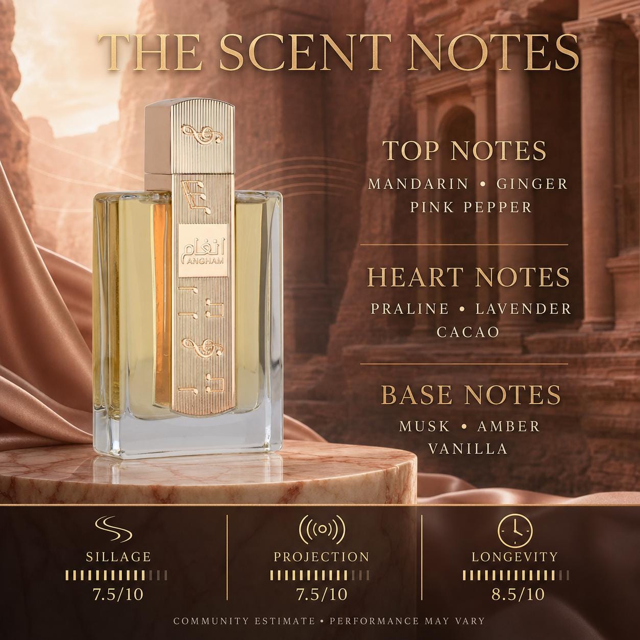 Lattafa Angham Eau de Parfum 100ml | Vanilla & Lavender
