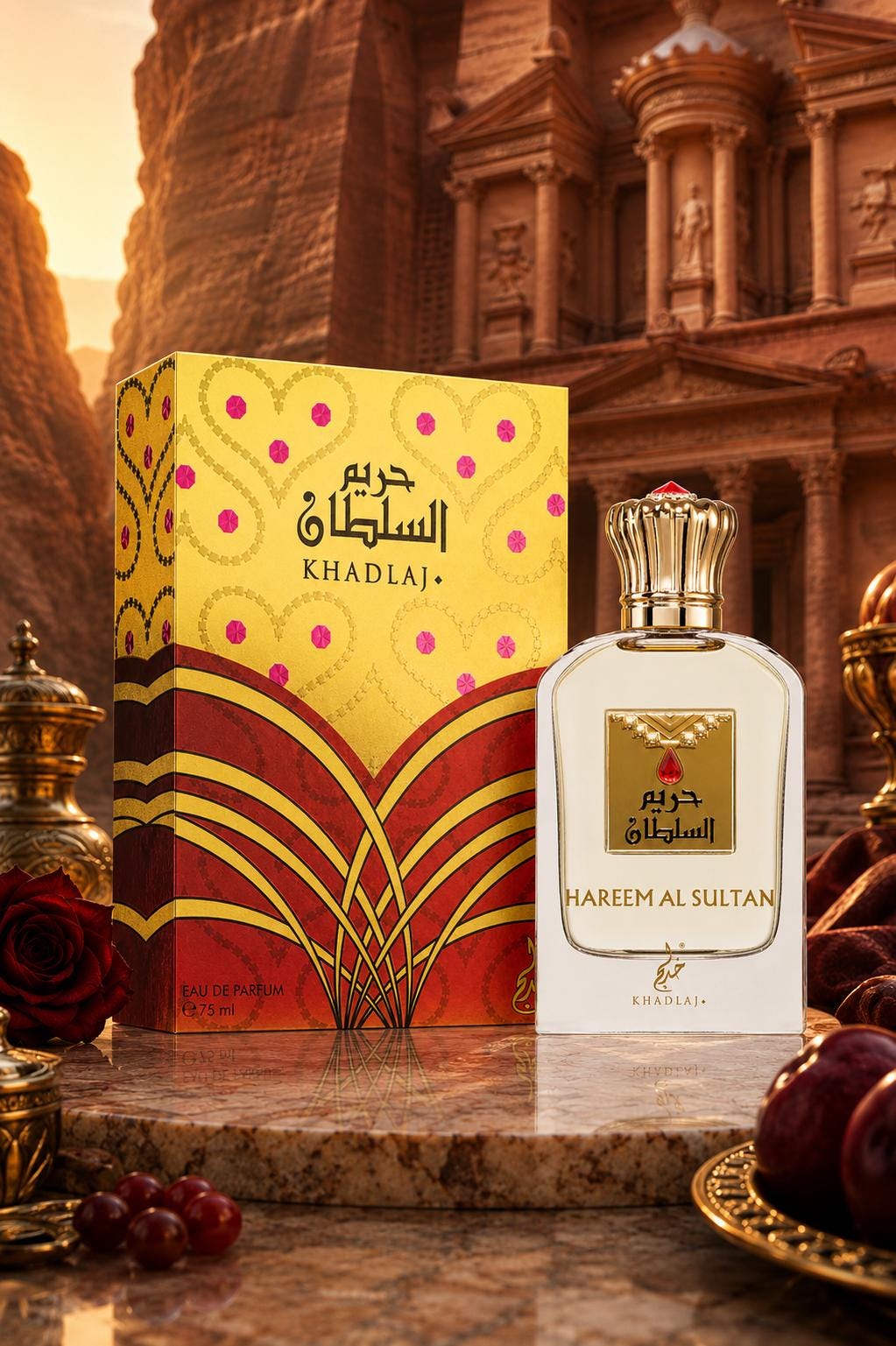 Khadlaj Hareem Al Sultan Eau de Parfum 75ml | Rose & Oud