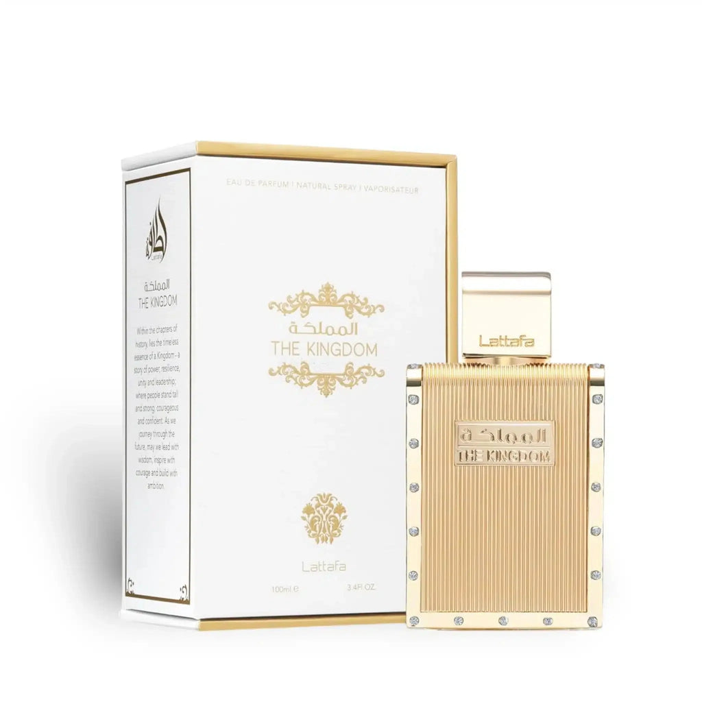Lattafa The Kingdom Men 100ml Eau de Parfum | Vanilla Tobacco Aromatic Fragrance