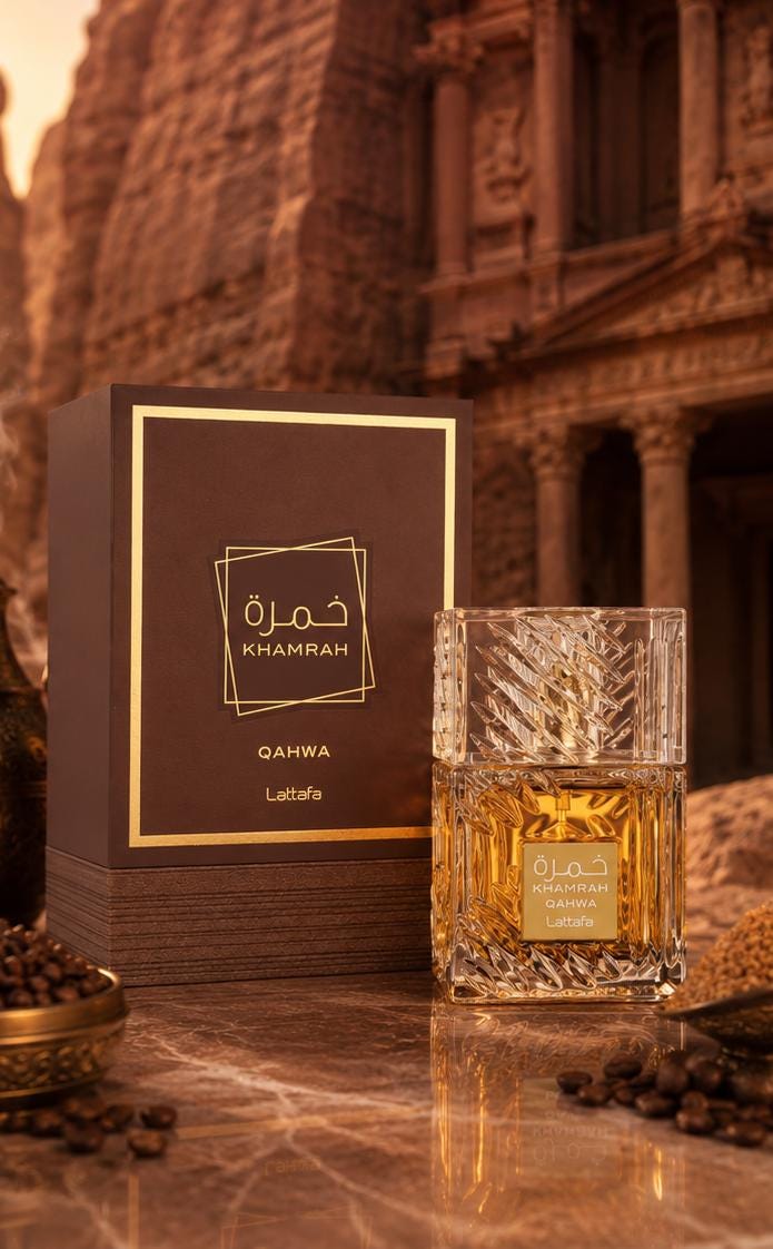 Khamrah Qahwa 100ml Eau de Parfum | Coffee Vanilla Praline | Unisex Arabian Perfume