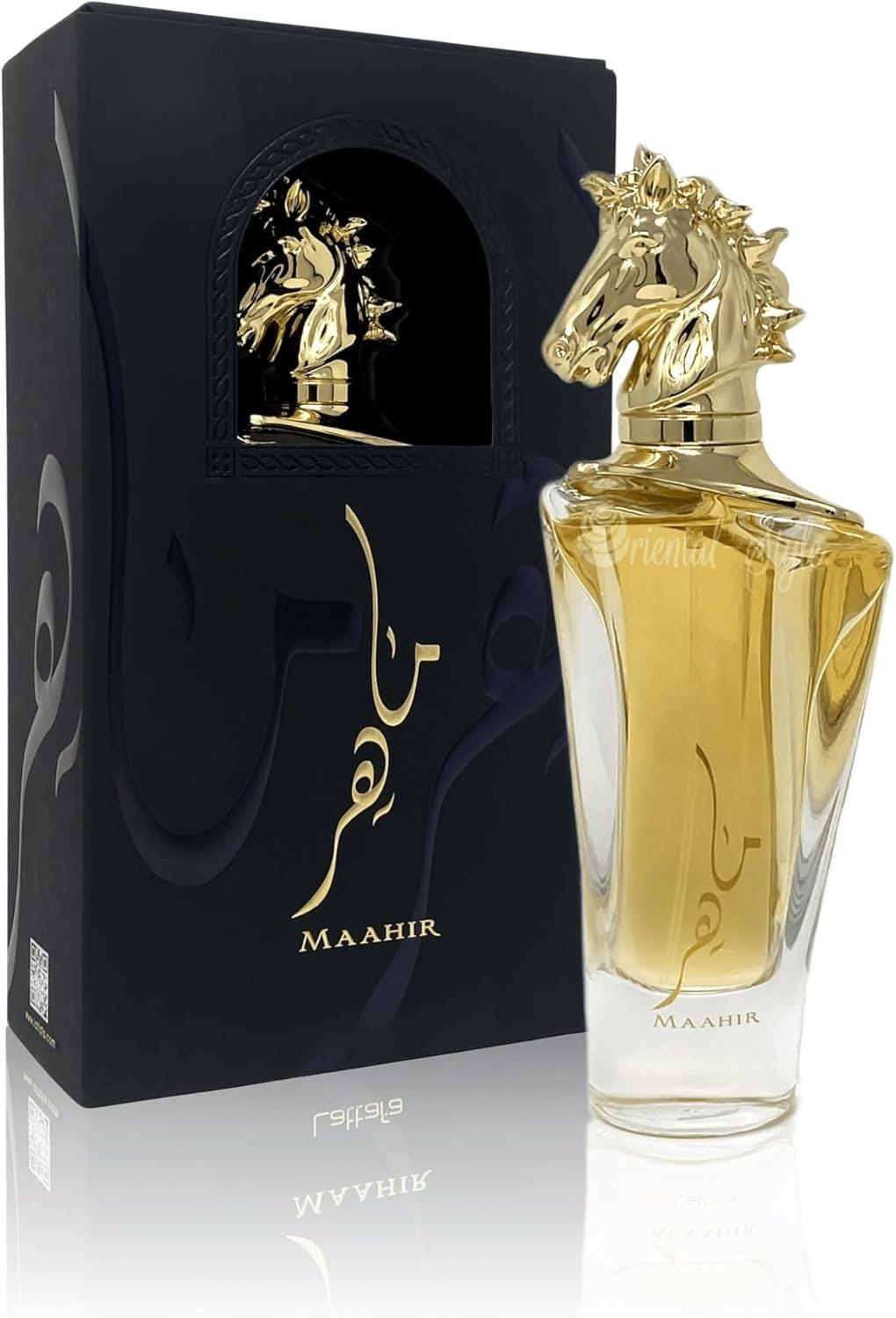 Lattafa Maahir Gold EDP 100ml | Saffron, Rose & Oud