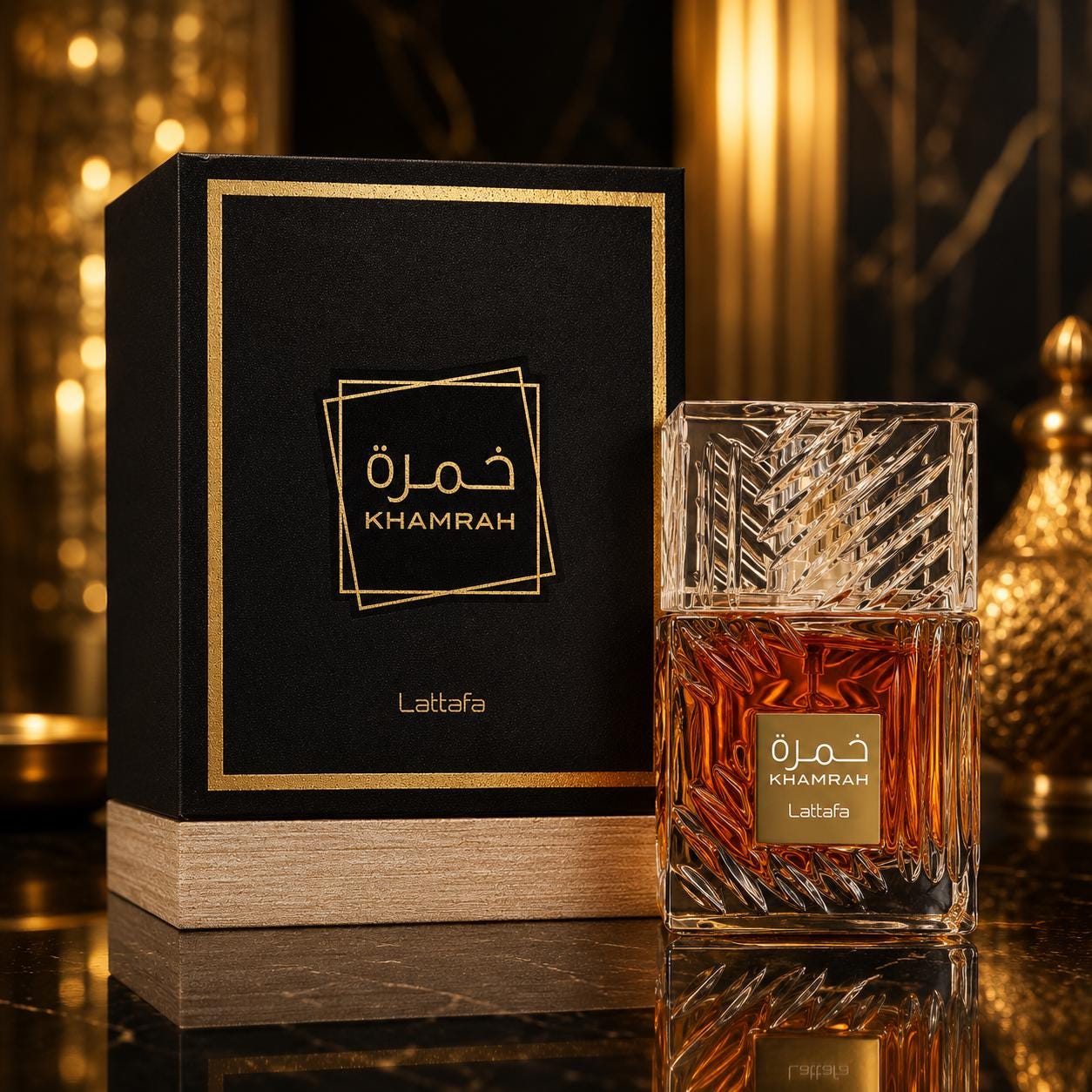 Khamrah  Eau de Parfum | Cinnamon Dates Praline Vanilla | Unisex Arabian Perfume