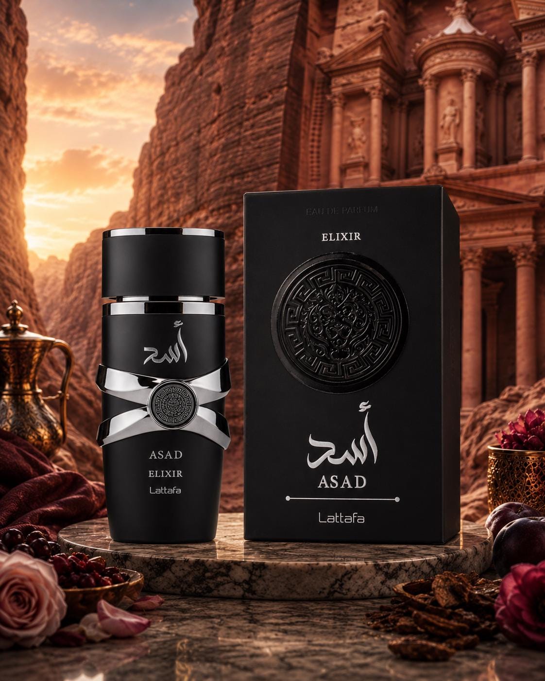 Lattafa Asad Elixir Men’s Eau de Parfum | Tobacco, Vanilla & Saffron