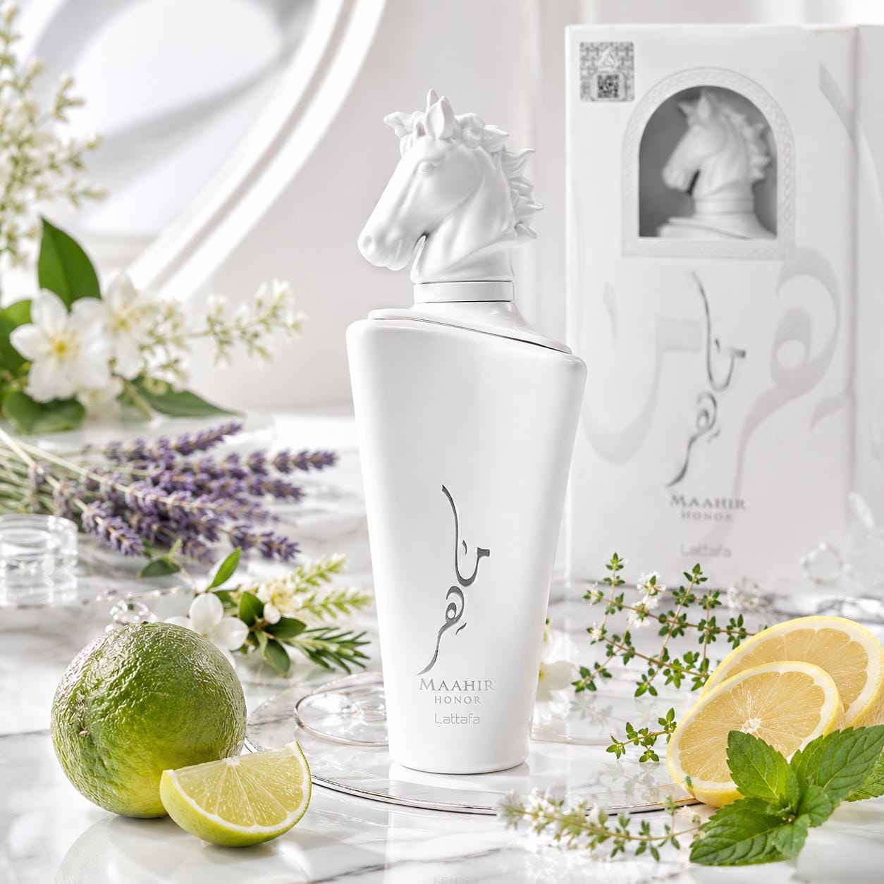 Lattafa Maahir Honor EDP 100ml | Citrus, Mint & Moringa