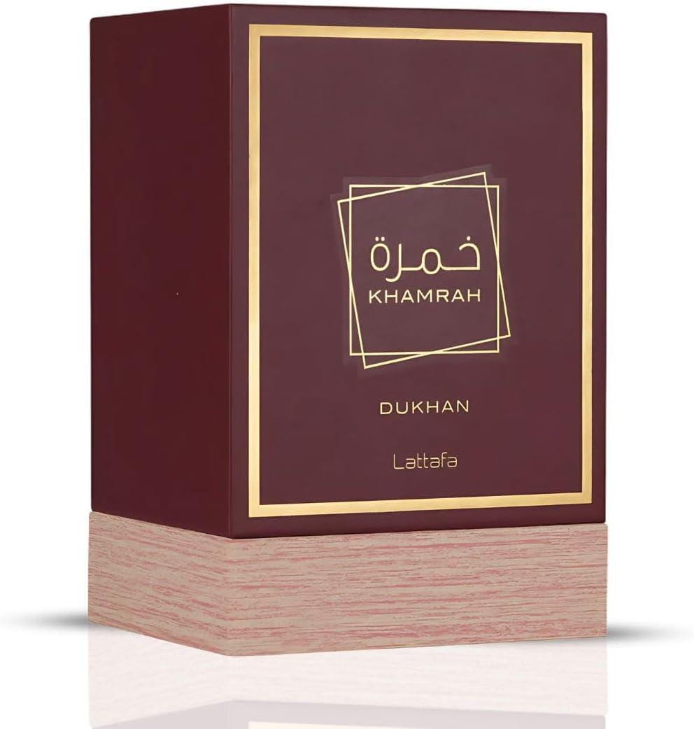 Lattafa Khamrah Dukhan Eau de Parfum | Tobacco & Amber Unisex Fragrance