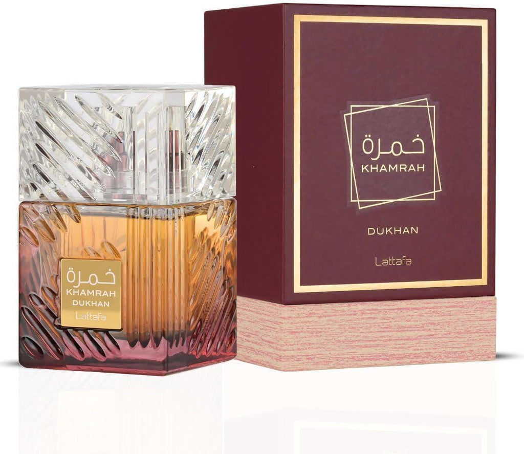 Lattafa Khamrah Dukhan Eau de Parfum | Tobacco & Amber Unisex Fragrance
