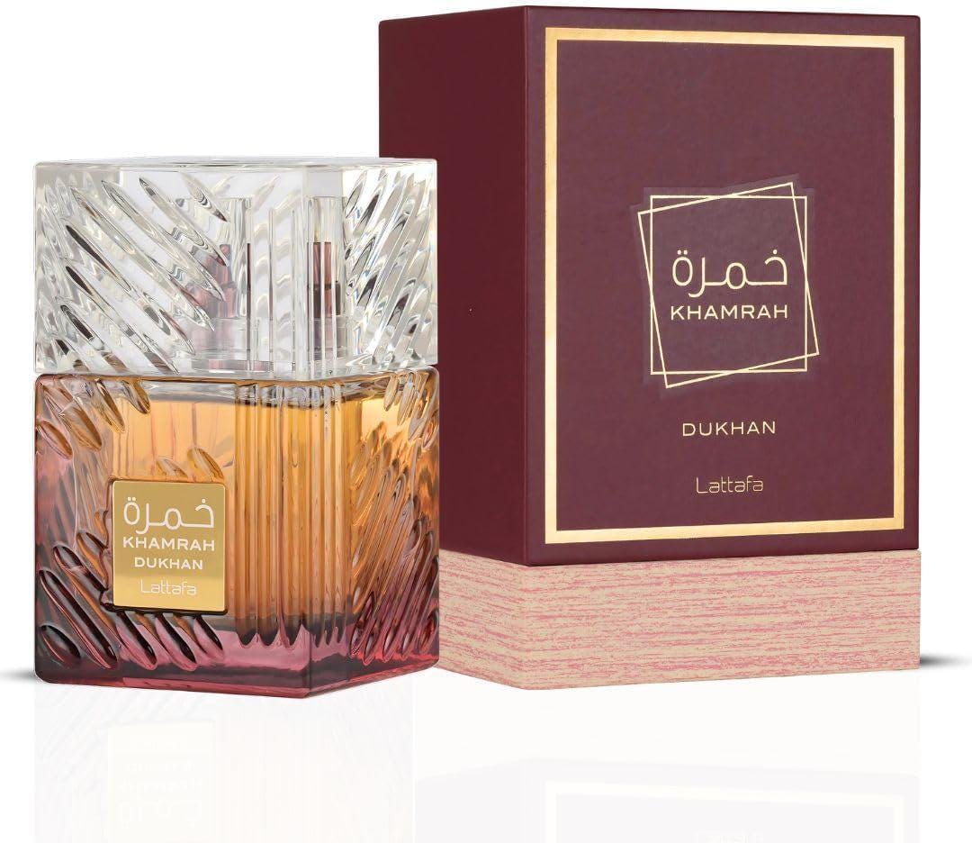 Lattafa Khamrah Dukhan Eau de Parfum | Tobacco & Amber Unisex Fragrance