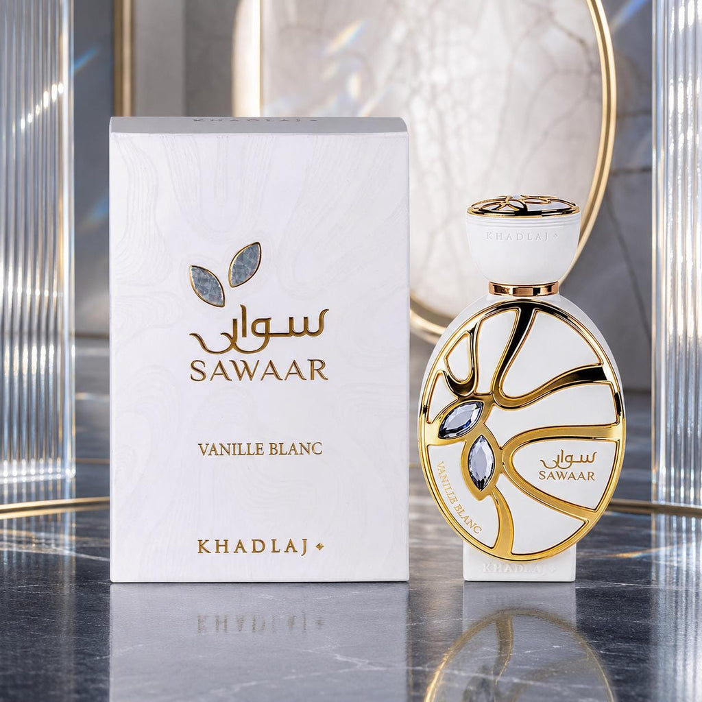 Khadlaj Sawaar Vanille Blanc Extrait 100ml | Creamy Vanilla & Apple