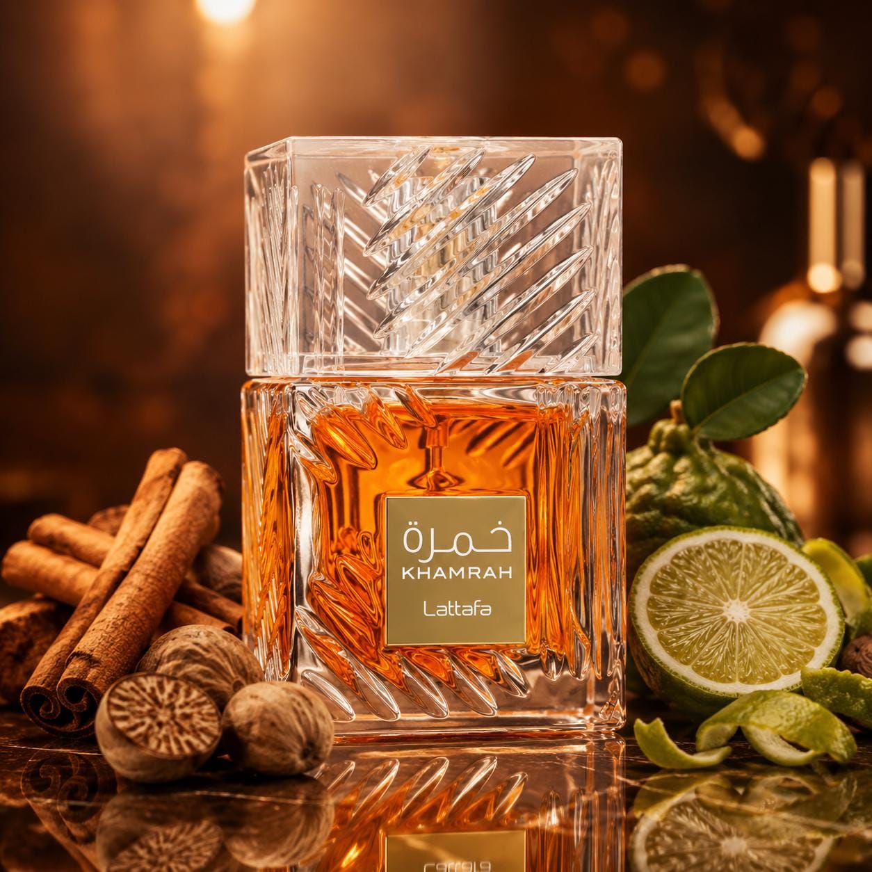 Khamrah  Eau de Parfum | Cinnamon Dates Praline Vanilla | Unisex Arabian Perfume