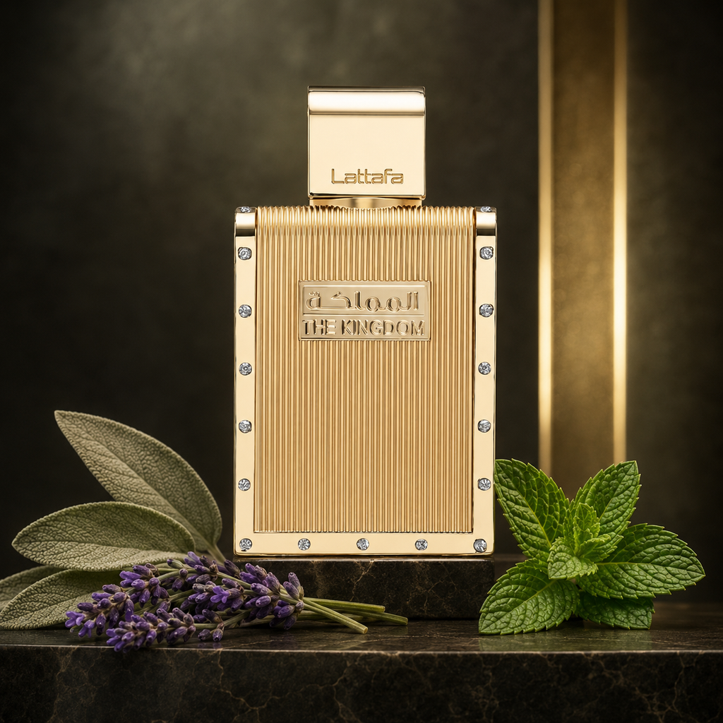 Lattafa The Kingdom Men 100ml Eau de Parfum | Vanilla Tobacco Aromatic Fragrance