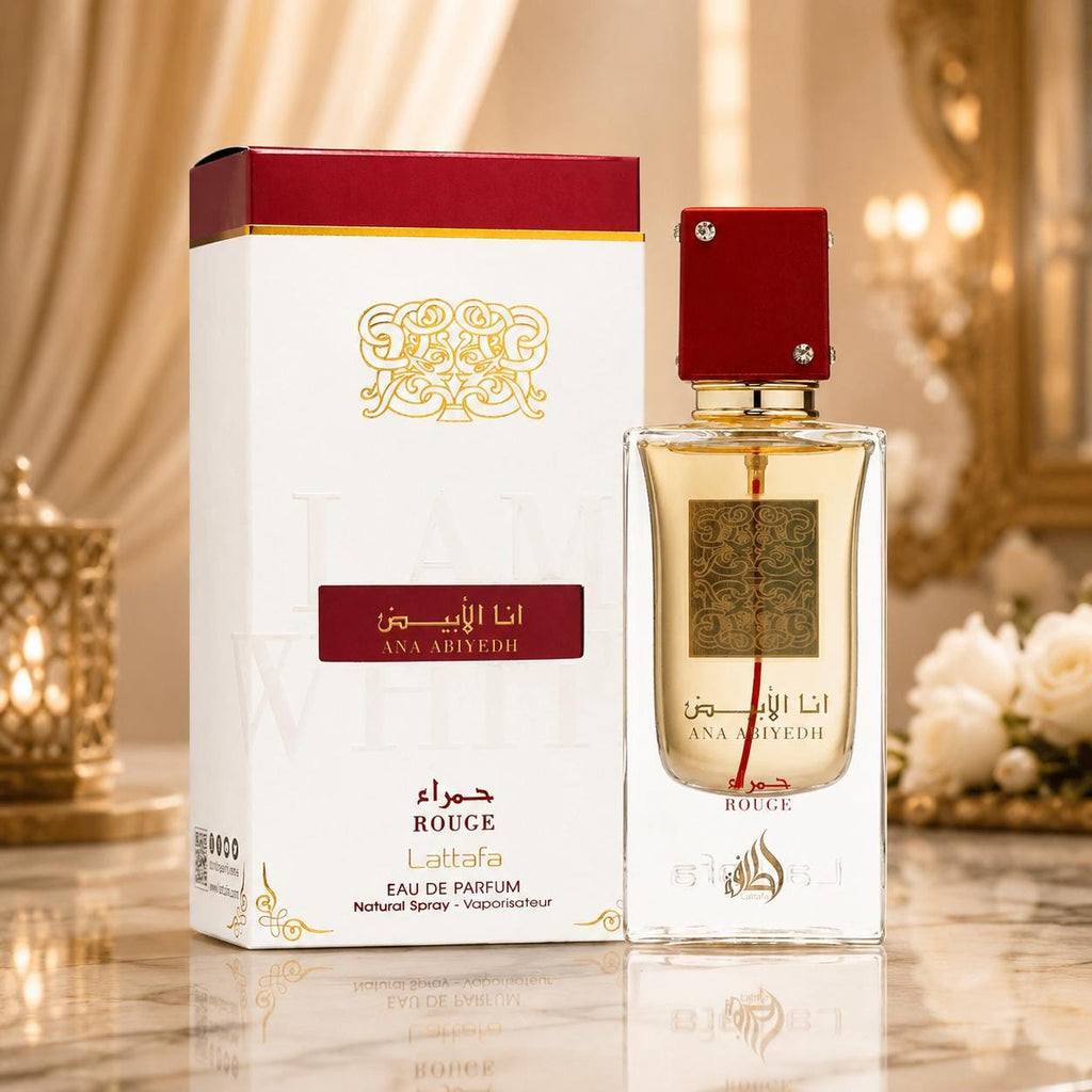 Lattafa Ana Abiyedh Rouge EDP 60ml | Amber & Musk