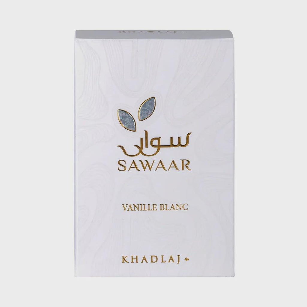Khadlaj Sawaar Vanille Blanc Extrait 100ml | Creamy Vanilla & Apple