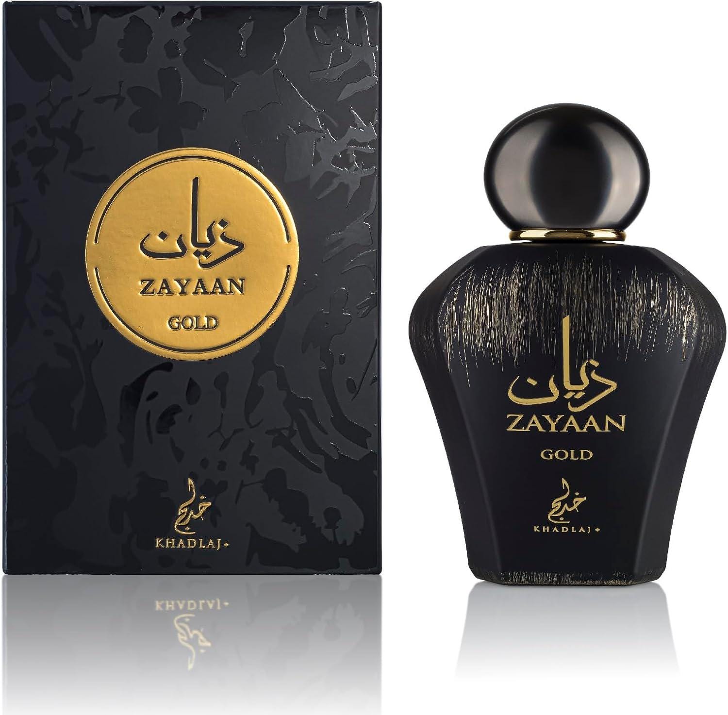 Khadlaj Zayaan Gold Eau de Parfum for Men | Plum & Cinnamon