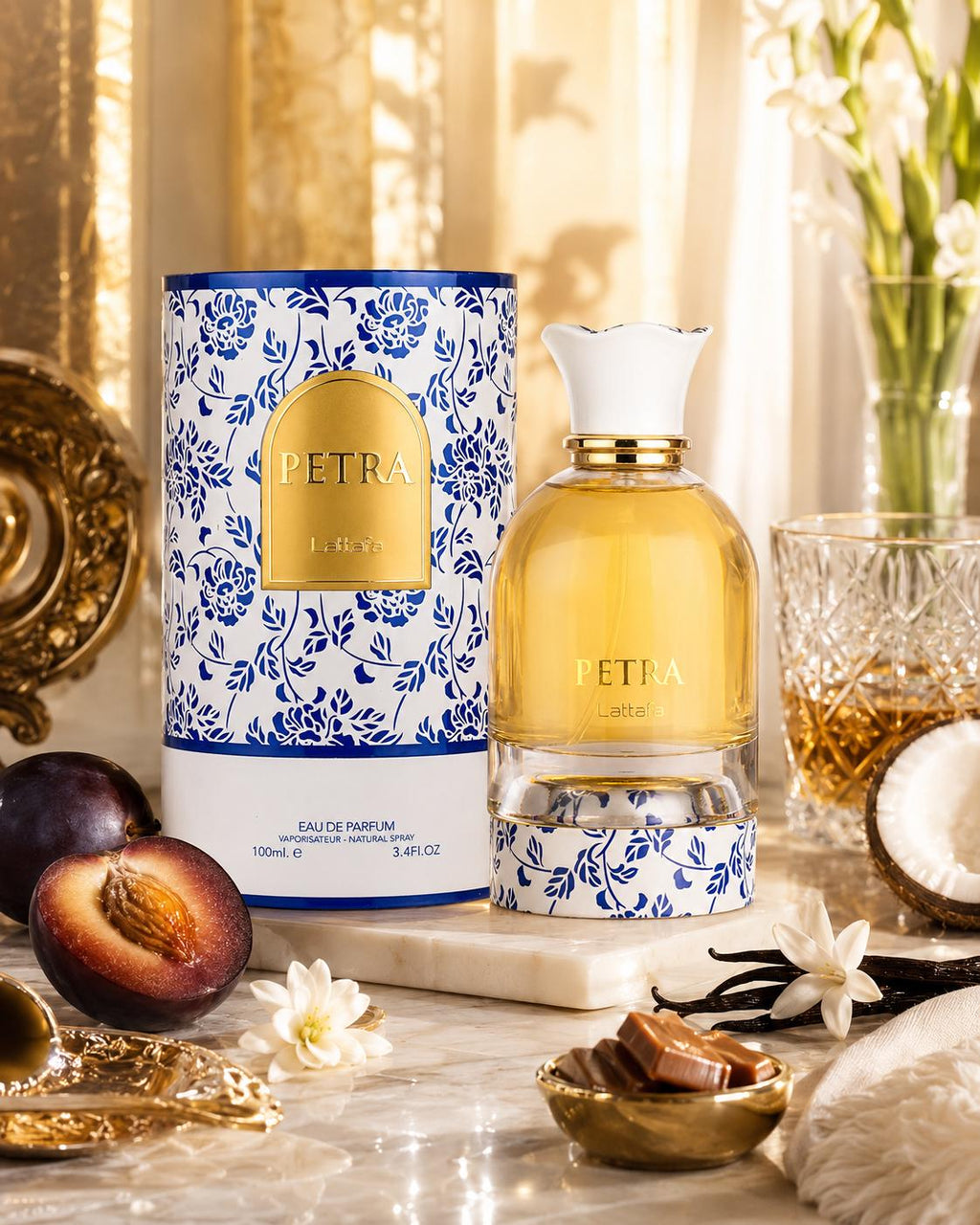 Lattafa Petra EDP 100ml | Plum, Rum & Vanilla