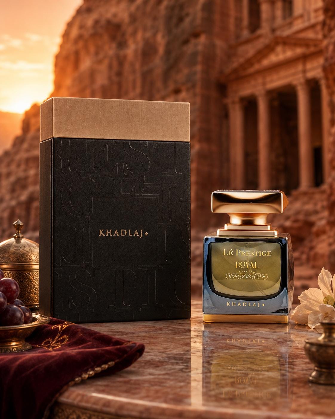 Khadlaj Le Prestige Royal Eau de Parfum | Rose & Leather