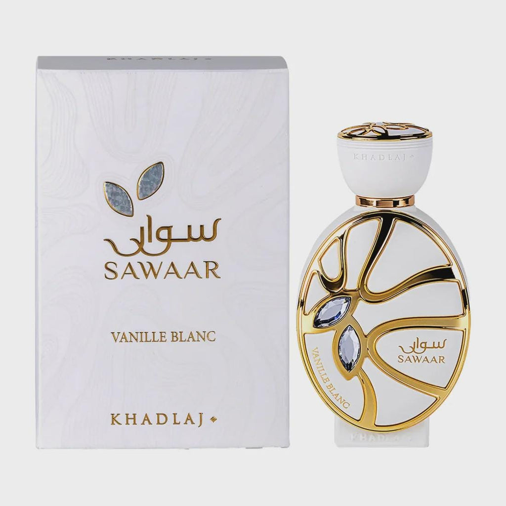 Khadlaj Sawaar Vanille Blanc Extrait 100ml | Creamy Vanilla & Apple