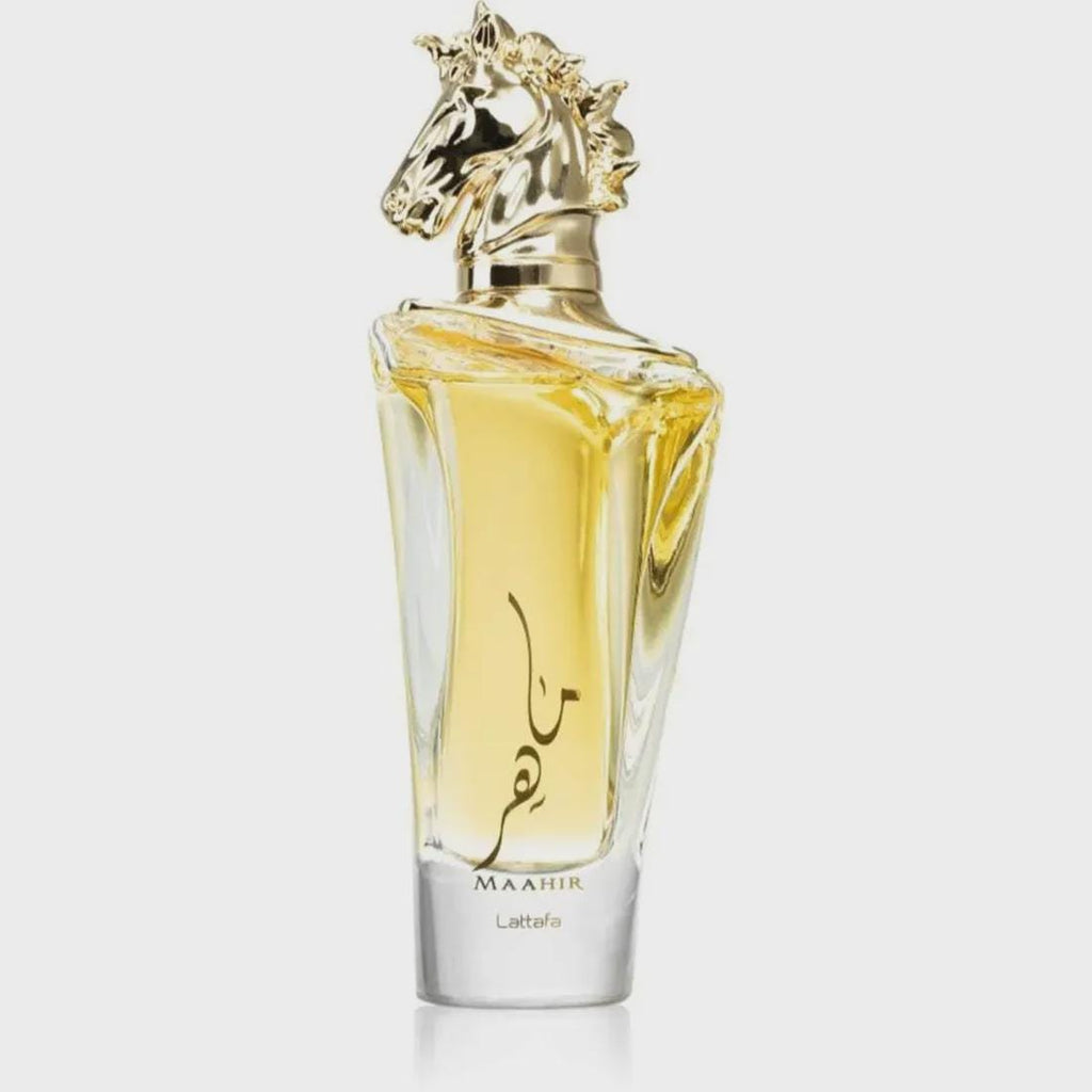 Lattafa Maahir Gold EDP 100ml | Saffron, Rose & Oud